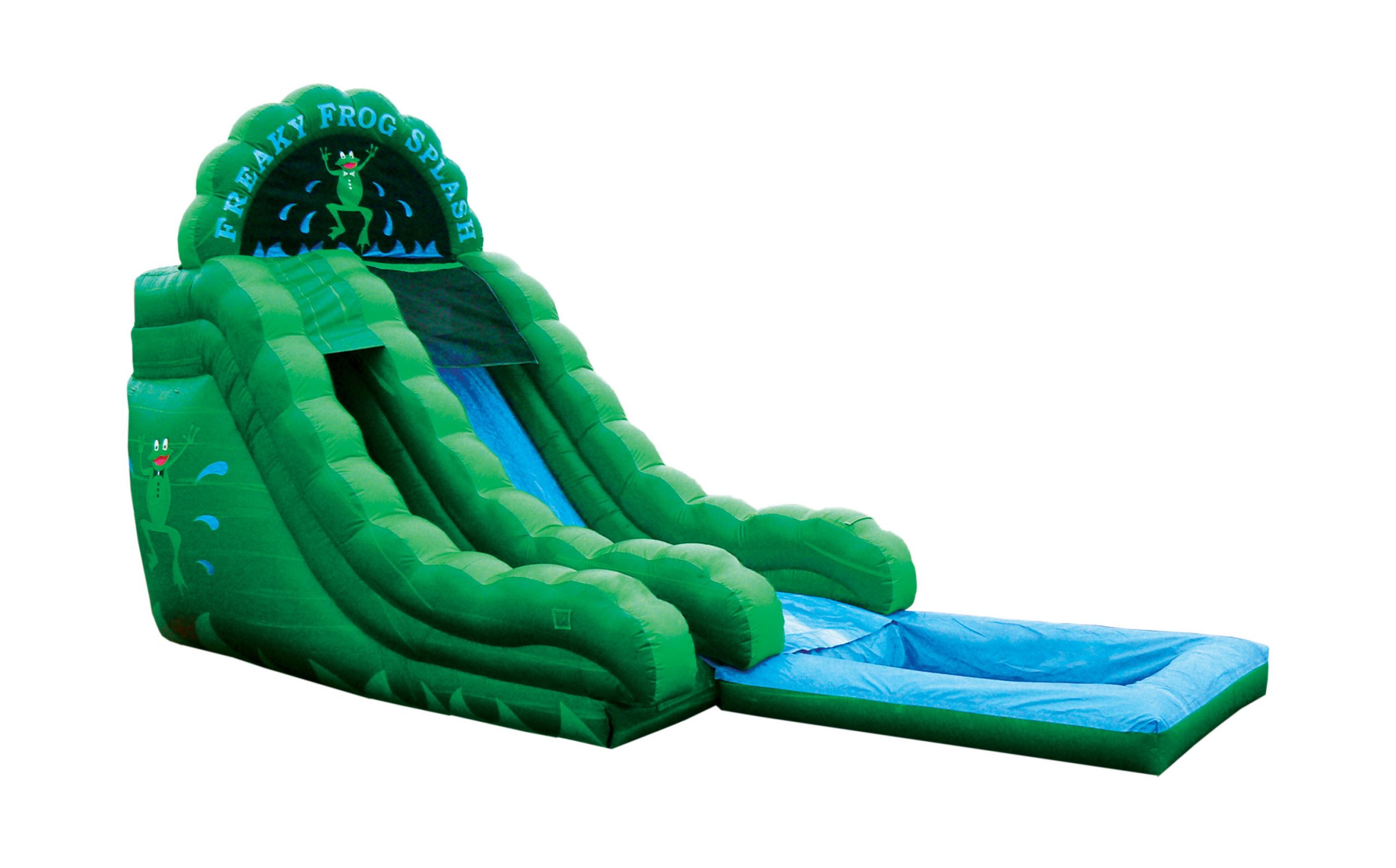 freaky frog with pool Slide