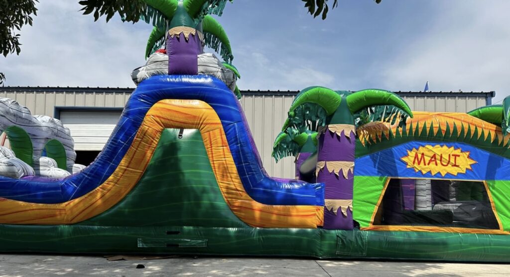 maui obstacle course Slide