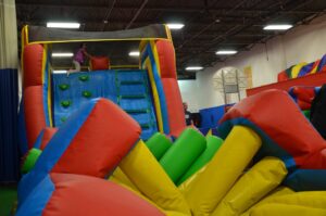 how to blow up a bounce house