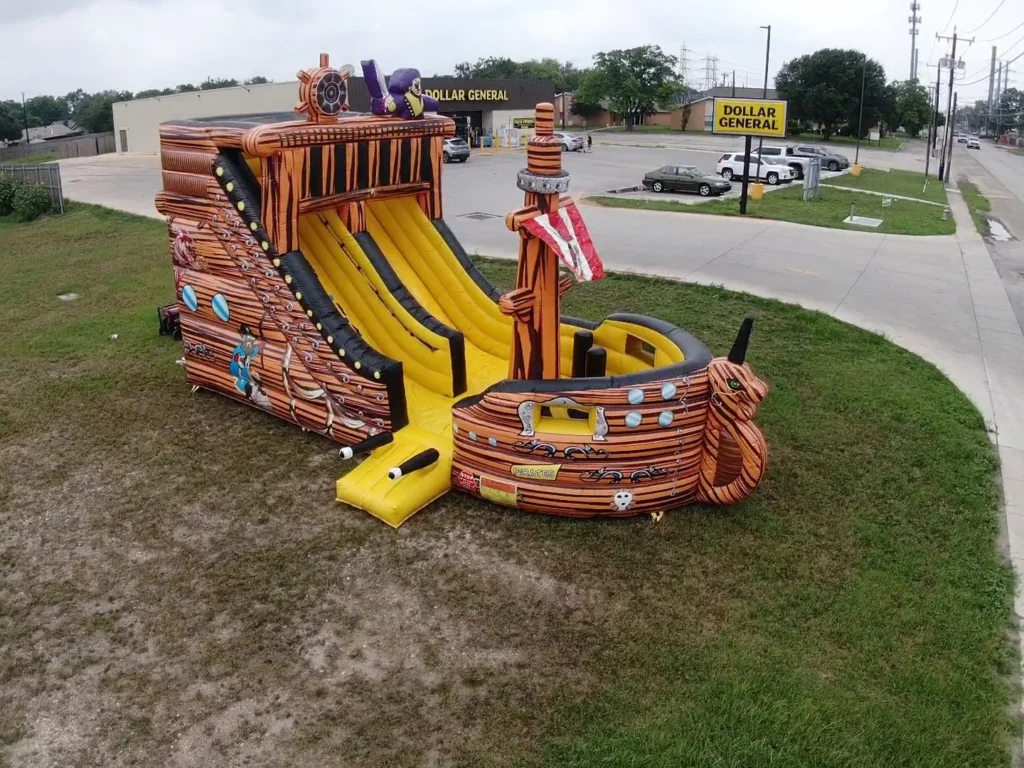 halloween themed bounce house