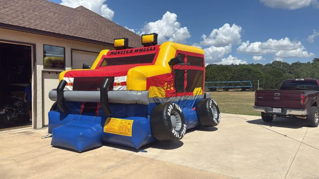 halloween themed bounce house